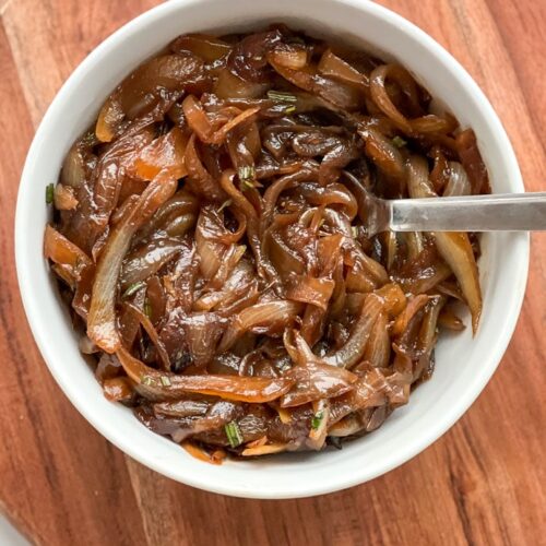 Sweet + Savory Easy Caramelized Onion Jam GIRLS WHO EAT
