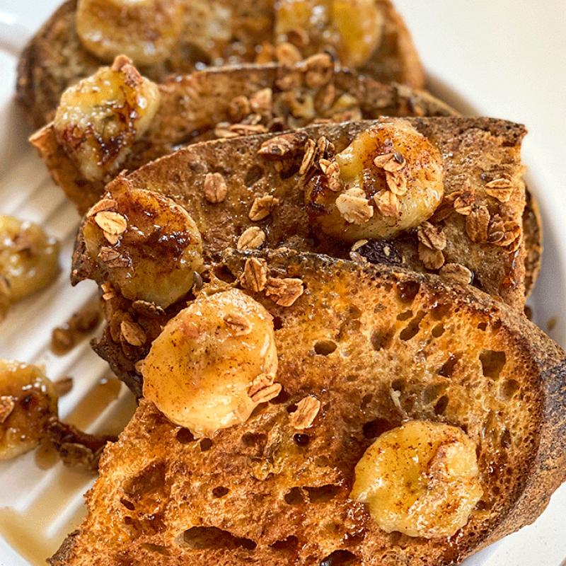 air fryer french toast | GIRLS WHO EAT