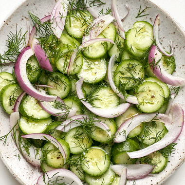 cucumber salad | GIRLS WHO EAT