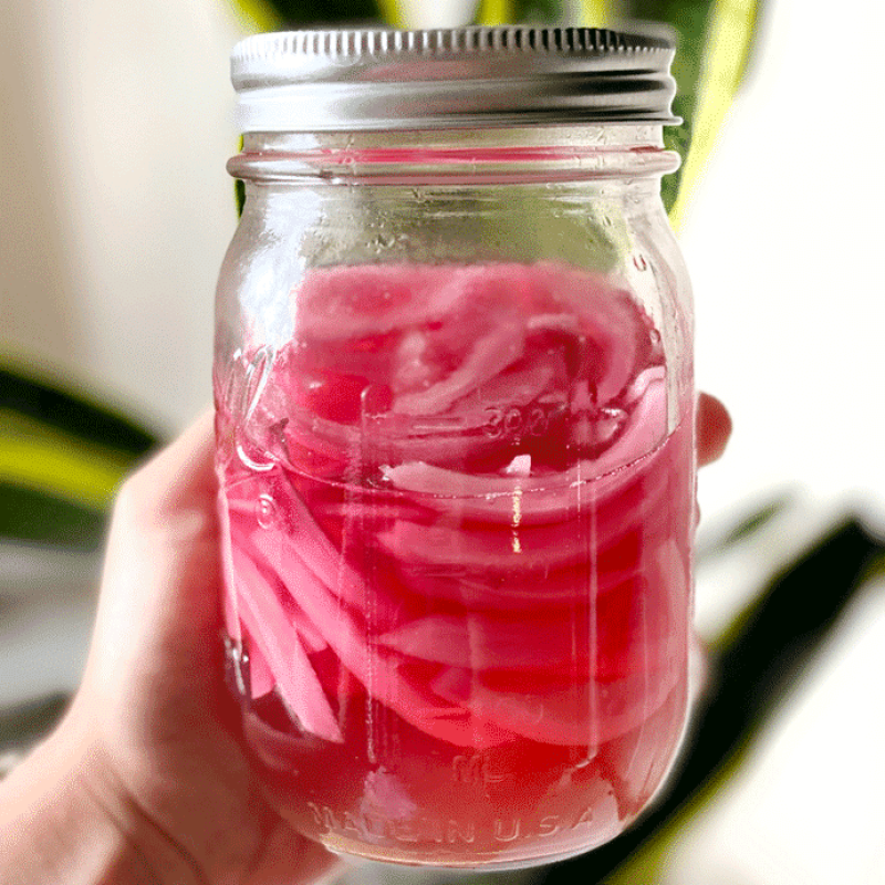 Quick Pickled Red Onions - Crowded Kitchen