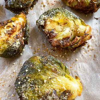 smashed brussels sprouts | GIRLS WHO EAT